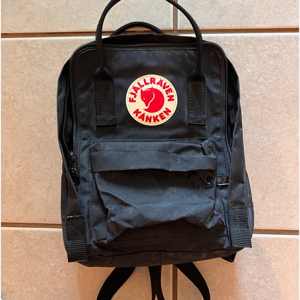 Fjallraven black backpack